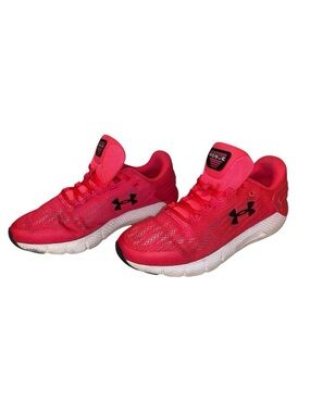 UNDER ARMOUR Charged Rogue Youth Athletic Running Shoes in Hot PNK/BLK SZ  6.5Y